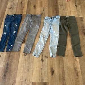 Lot of four girls jeans. Two RSQ (Tilly’s), one Gap, one Old Navy.